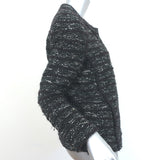 Isabel Marant Etoile Striped Boucle Jacket Iona Black/Purple Wool-Blend Size 40
