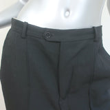 Isabel Marant Trousers Black Wool Size 42 High Rise Pants NEW