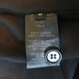 Isabel Marant Trousers Black Wool Size 42 High Rise Pants NEW