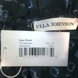 Ulla Johnson Joan Ruffle Dress Ultramarine Printed Cotton Size 10 NEW
