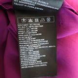 Ba&sh Cycy Metallic-Flecked Mini Dress Purple Printed Chiffon Size Small NEW