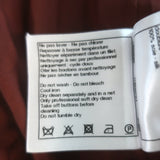 Chanel 18A Tweed Double Breasted Jacket Dark Red Size 36