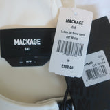 Mackage Gia Salopette Ski Pants Off-White Size Medium NEW