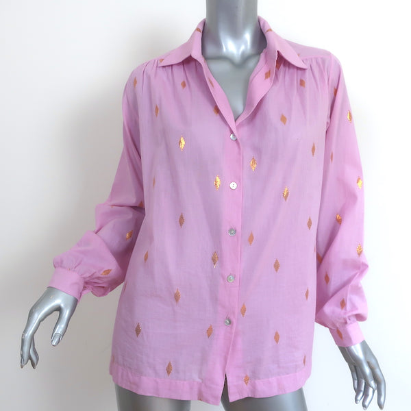 Ralph Lauren Womens Polka Dot Button Up Shirt India