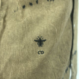 Christian Dior Tie Dye Snap Shirt Olive Cotton Size Small Short Sleeve Top