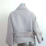 Prada Jacket Gray Brushed Wool-Angora Size 42