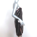 The Attico Fujiko Sequined Mini Dress Cherry Red Size 44 NEW