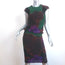 Dries Van Noten Matching Top & Skirt Set Multicolor Smocked Silk Size Small NEW