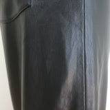 Alice + Olivia Rye Vegan Leather Maxi Skirt Black Size 4 NEW