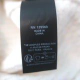 The Kooples Ruffled Hem Knit Skirt Ecru Cotton-Blend Size 1 NEW