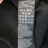 AllSaints Adria Shearling Bomber Jacket Black Size Medium