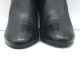 Saint Laurent Lou Ankle Boots Black Leather Size 36