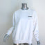 SPRWMN Paint Splatter Sweatshirt White Cotton Size Medium Crewneck Pullover