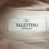 Valentino Rockstud Ballet Flats Blush Velvet Size 38.5