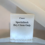 Rodarte Lace-Trimmed Satin Midi Slip Dress White Silk Size 6 NEW