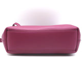 Bottega Veneta Small The Point Triangle Crossbody Bag Magenta Leather