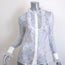 Magda Butrym Aveiro Ruffled Lace Shirt White Size 38 Long Sleeve Top