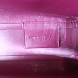 Bottega Veneta Small The Point Triangle Crossbody Bag Magenta Leather