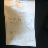 Valentino Ruffled-Side Tunic Top Black Knit Size Large