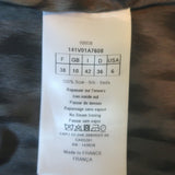 Christian Dior Mizza Bar Jacket Charcoal Leopard Print Silk Taffeta Size US 6