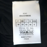 Christian Dior Pleated Knit Midi Dress Black Wool-Silk Size 38