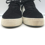 Valentino Fly Crew Low Top Sneakers Black Suede Size 39