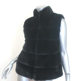 Generation Love Roxanne Faux Fur Vest Black Size Medium