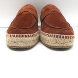 Hermes Trip Espadrilles Marron Teck Suede Size 42