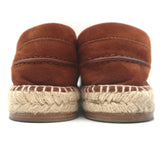 Hermes Trip Espadrilles Marron Teck Suede Size 42