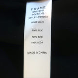 FRAME Smocked Sleeveless Blouse Black & White Polka Dot Silk Size Small