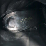 Saint Laurent Lou Ankle Boots Bronze Metallic Textured Leather Size 40.5
