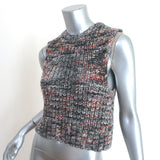 FRAME Shrunken Sweater Vest Purple Marled Knit Size Small