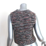 FRAME Shrunken Sweater Vest Purple Marled Knit Size Small