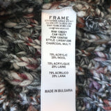 FRAME Shrunken Sweater Vest Purple Marled Knit Size Small