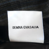 Vetements Pencil Skirt Grey Check Wool-Blend Size Medium