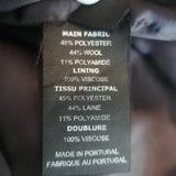 Vetements Pencil Skirt Grey Check Wool-Blend Size Medium