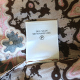 A.L.C. Mischa Puff Sleeve Tiered Midi Dress Brown Floral Print Cotton Size 8