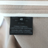 Isabel Marant Tie Waist Jacket Beige Cotton Size 40