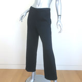 St. John Metallic Santana Knit Pull-On Pants Black Size Small