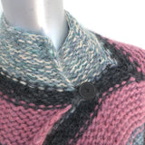 Chloe Striped Cardigan Sweater Multicolor Mohair-Blend Size Extra Small