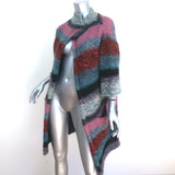 Chloe Striped Cardigan Sweater Multicolor Mohair-Blend Size Extra Small