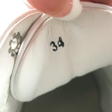 Hogan Interactive Glitter H Low Top Sneakers White Leather Size 34