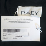 Raey Mixed Lace & Satin Cami Top Black Size UK 10 NEW