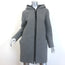 J.Crew Stadium Cloth Colorblock Hooded Coat Gray Wool-Blend Size 4