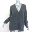 Jenni Kayne Boucle Cocoon Cardigan Dark Gray Alpaca-Blend Size Extra Small