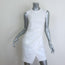 L'Agence Pleated-Side Sleeveless Mini Dress White Stretch Cotton Size 2