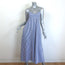 La Ligne Portia Striped Midi Dress Blue & White Size Small