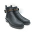 Louis Vuitton Discovery Ankle Boots Black Leather & Monogram Canvas Size 37.5
