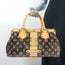 Louis Vuitton L'Ingenieux Trompe L'Oeil Bag Crocodile-Trim Brown Monogram Velour