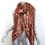 Louis Vuitton Stephen Sprouse Metallic Tiger Print Fringed Scarf Shawl